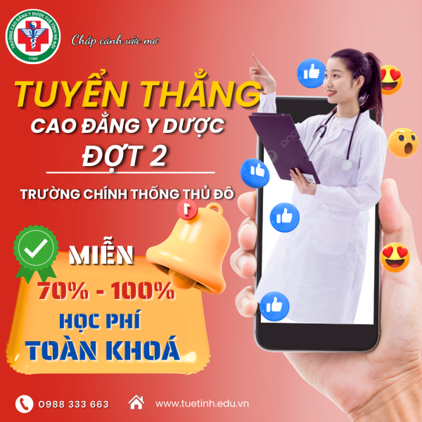 Tuyển bổ sung đợt 2 vào học Cao đẳng chính quy ngành Y Dược