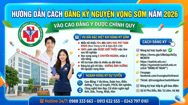Hướng dẫn Thí sinh đăng ký xét tuyển năm 2026